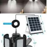 5 Fingers Indoor Outdoor Solar Powered 160 Leds Light